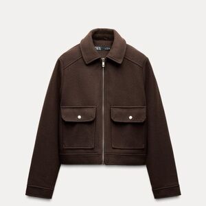 Zara soft zippered jacket
